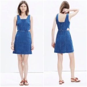 Madewell Denim cutout dress